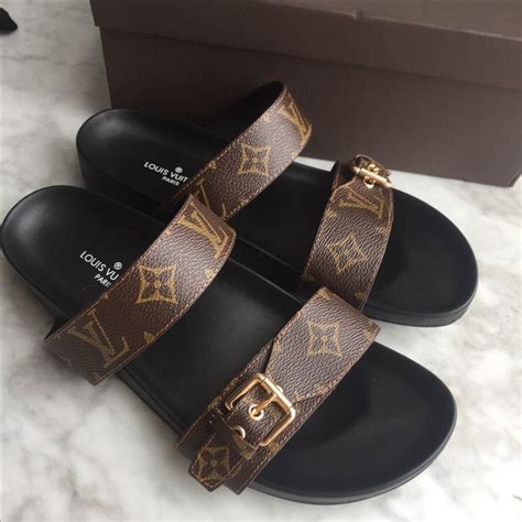 louis vuitton slippers fluoriserend